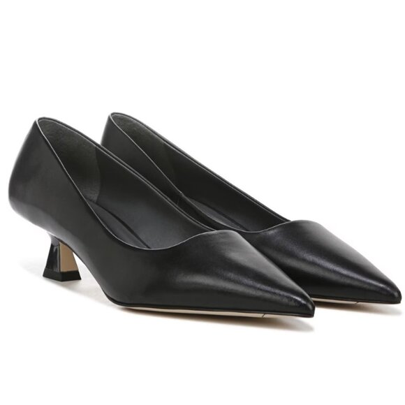 Franco Sarto Shoes - Franco Sarto Diva Leather Kitten Heel Pumps